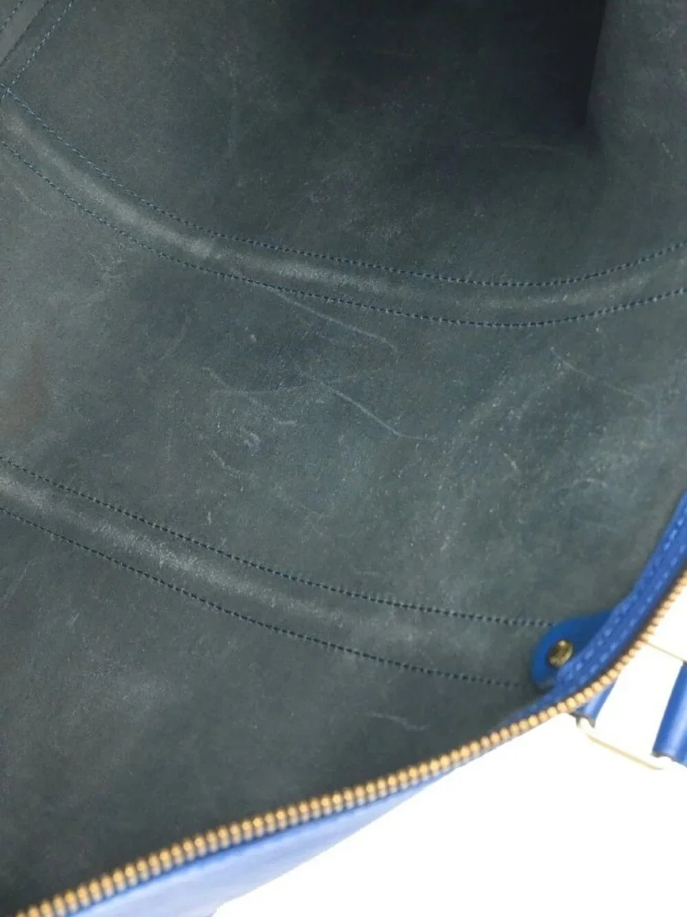 Louis Vuitton Blue Epi Keepall 50 Travel Handbag M42965 VI0915 197960